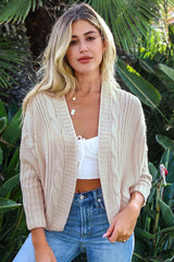 Ivory Knit Cardigan